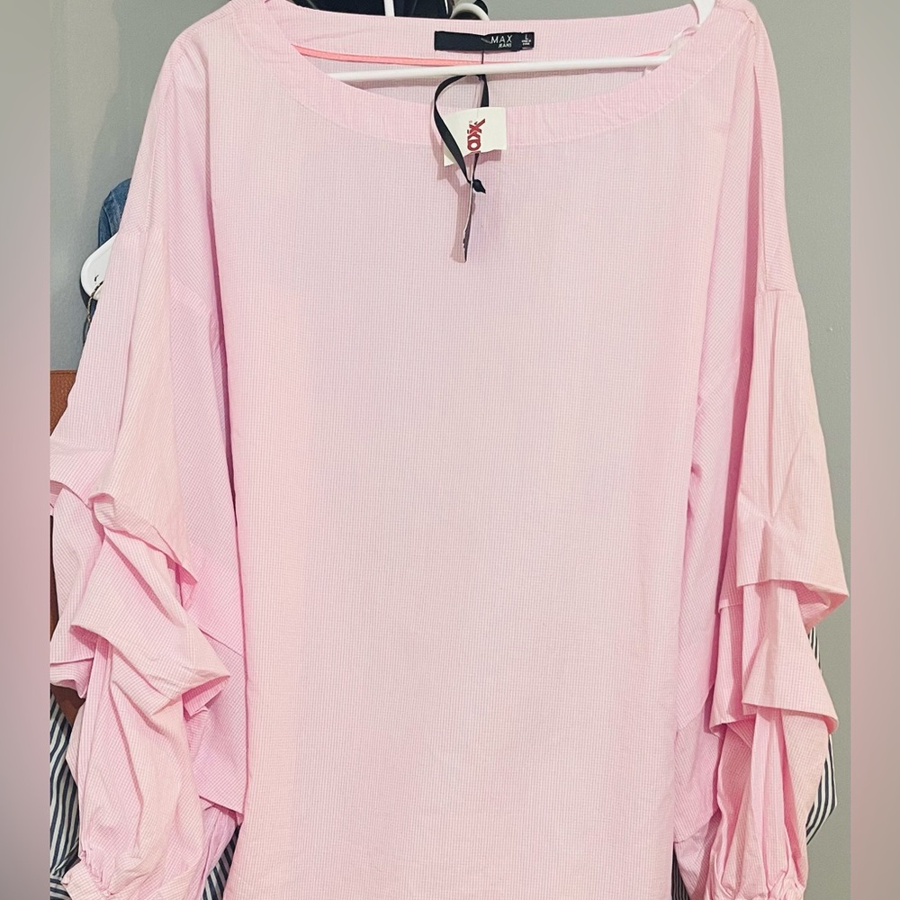 💎💎💖Pink Ruffled Sleeve Top - Picture 13 of 14